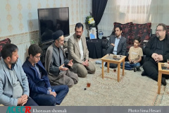 دیدار جهادگران خراسان‌شمالی با خانواده شهید ناو دنا شهید یونس نظرزاده در بجنورد