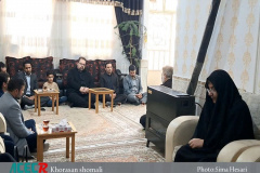 دیدار جهادگران خراسان‌شمالی با خانواده شهید ناو دنا شهید یونس نظرزاده در بجنورد