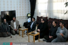 دیدار جهادگران خراسان‌شمالی با خانواده شهید ناو دنا شهید یونس نظرزاده در بجنورد