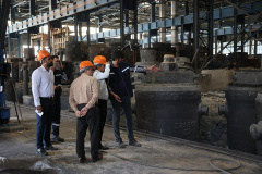 بازدید کارگروه تخصصی فنی و مهندسی جهاد دانشگاهی خراسان شمالی از مجتمع صنعتی فولاد اسفراین