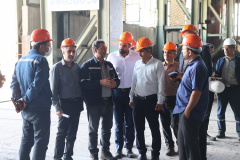بازدید کارگروه تخصصی فنی و مهندسی جهاد دانشگاهی خراسان شمالی از مجتمع صنعتی فولاد اسفراین