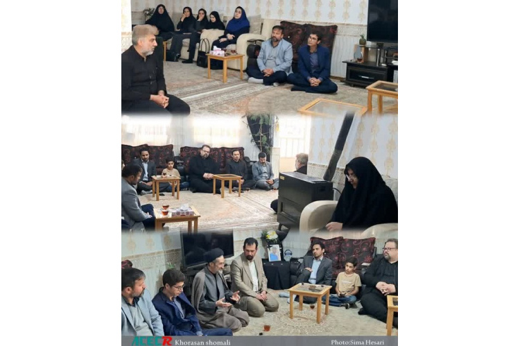 دیدار جهادگران خراسان‌شمالی با خانواده شهید ناو دنا شهید یونس نظرزاده در بجنورد